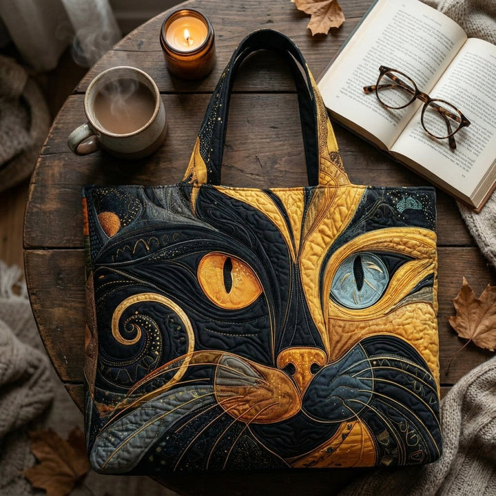 Katherine | Artisanal Bag - Mystic Cat Tote