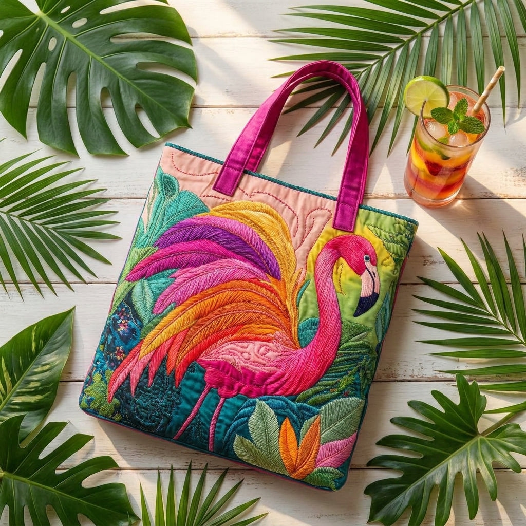 Ursula | Rainbow Flamingo Tote