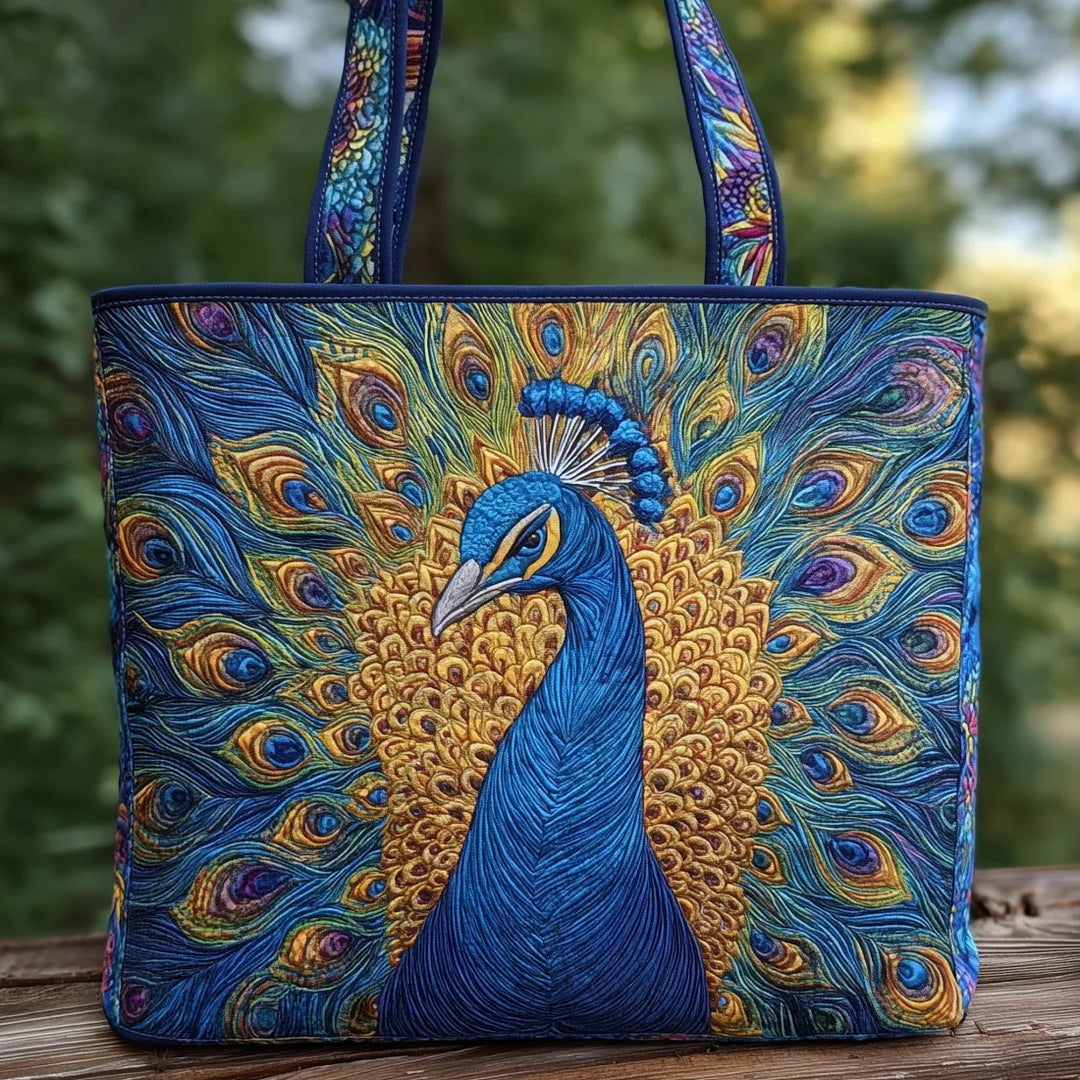 Ulrica | Artisanal Bag - Royal Peacock Tote