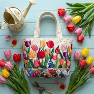 Constance | Tulip Garden Tote