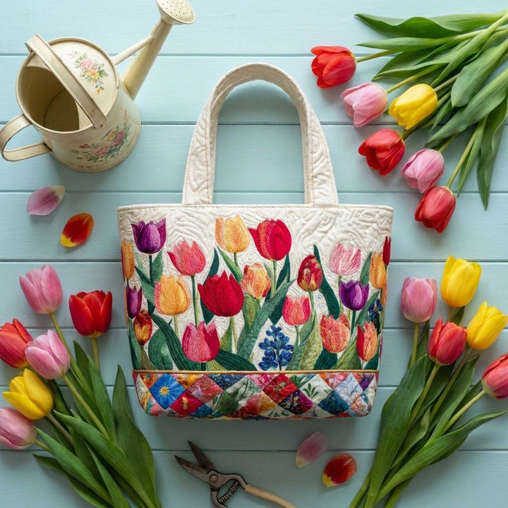 Constance | Tulip Garden Tote