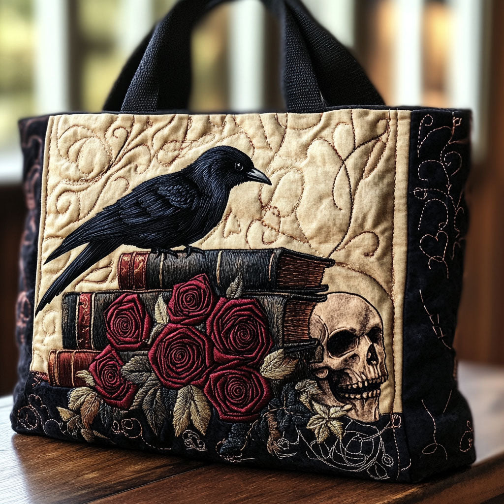 Theodora | Mystic Raven Rose Tote