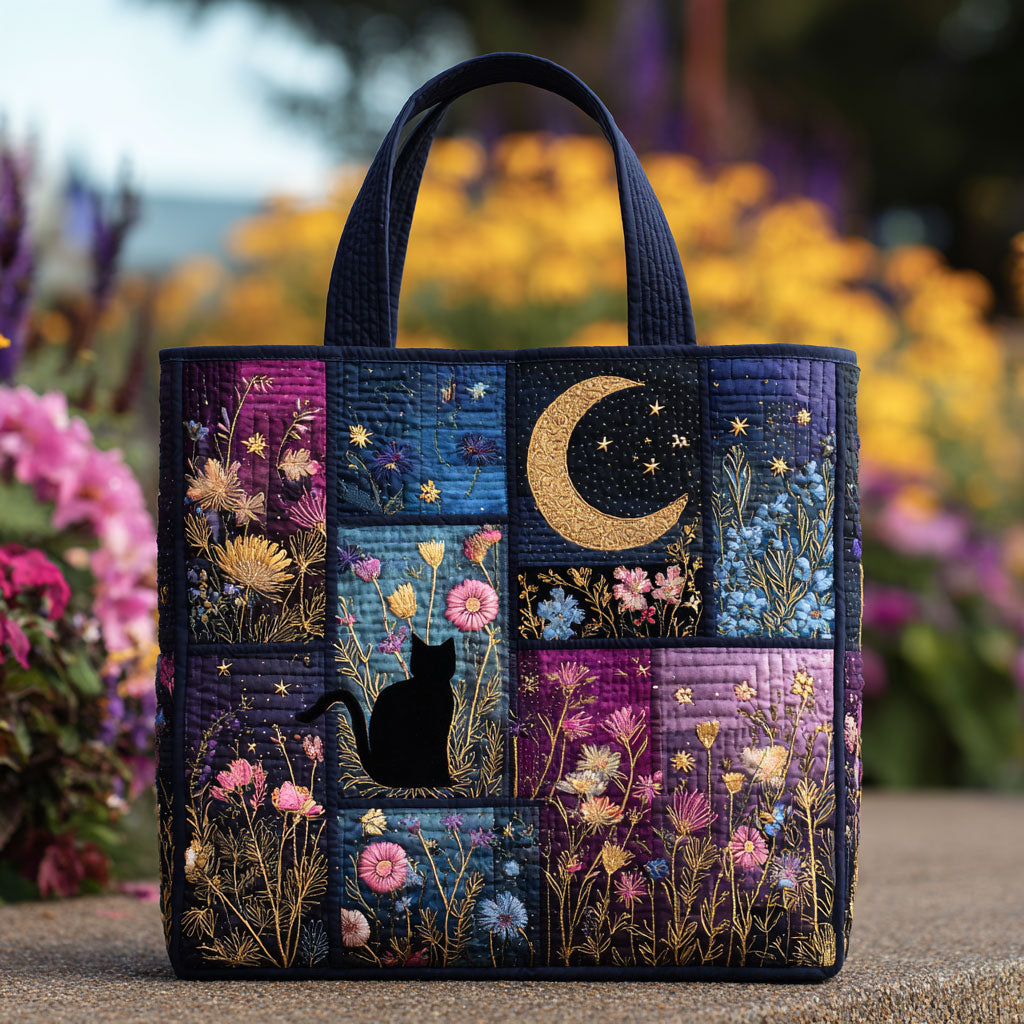 Faye | Floral Cat Night Tote