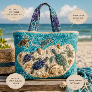Adeline | Artisanal Bag - Turtle Love Tote