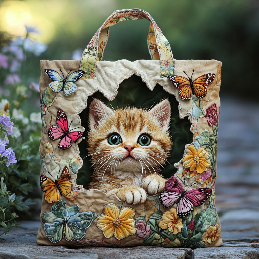 Edith | Butterfly Cat Tote