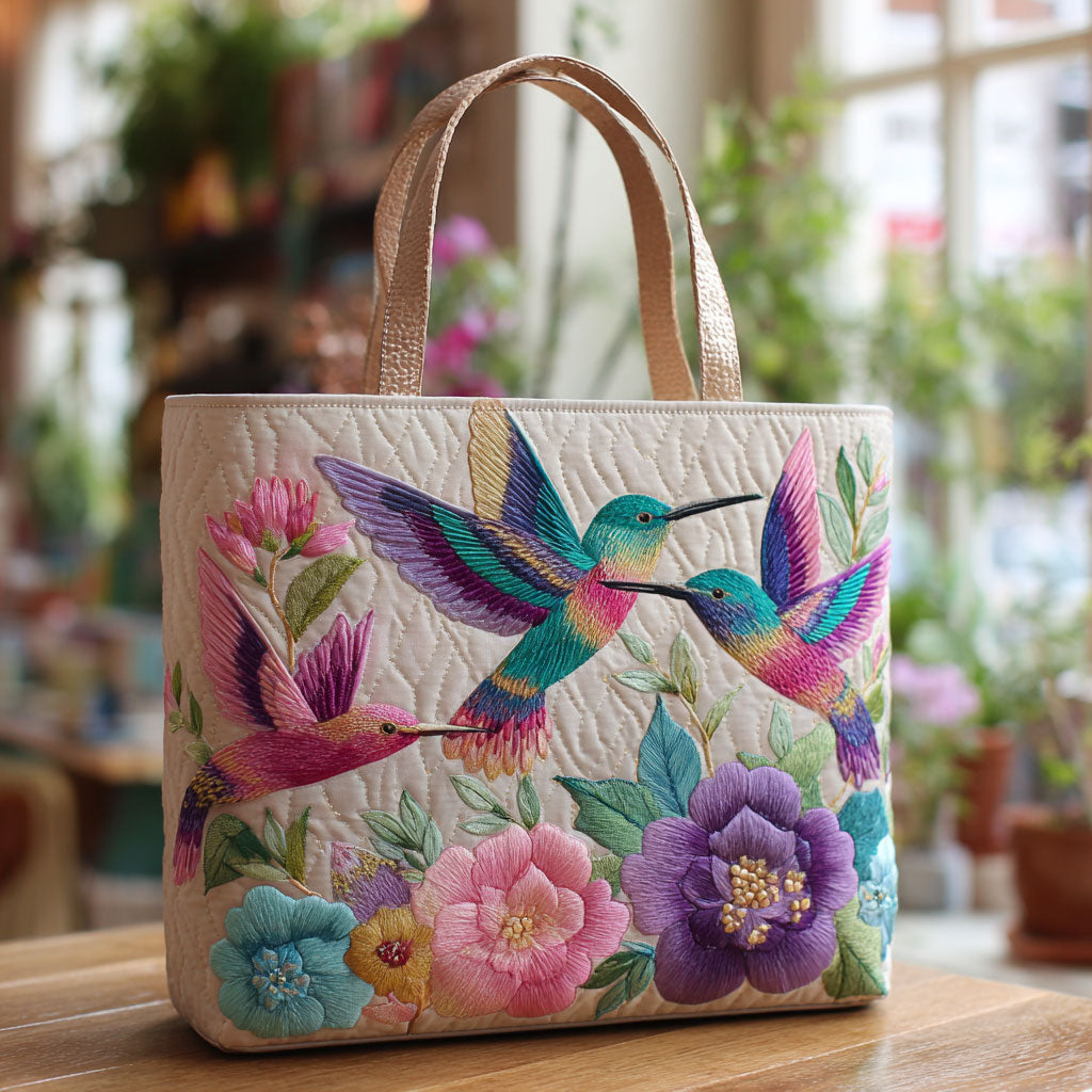 Iris | Hummingbird Flower Garden Tote