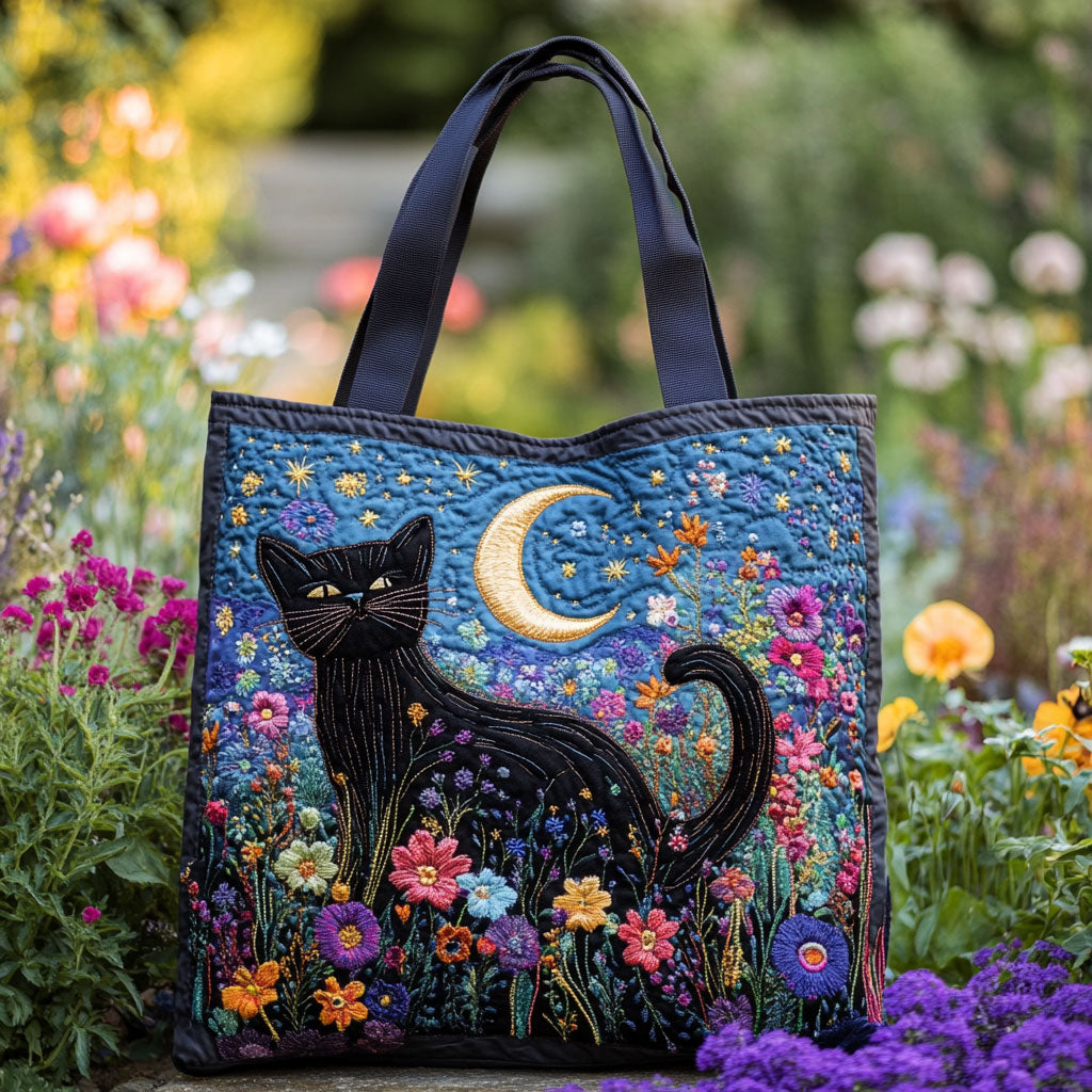 Winifred | Moonlit Black Cat Tote