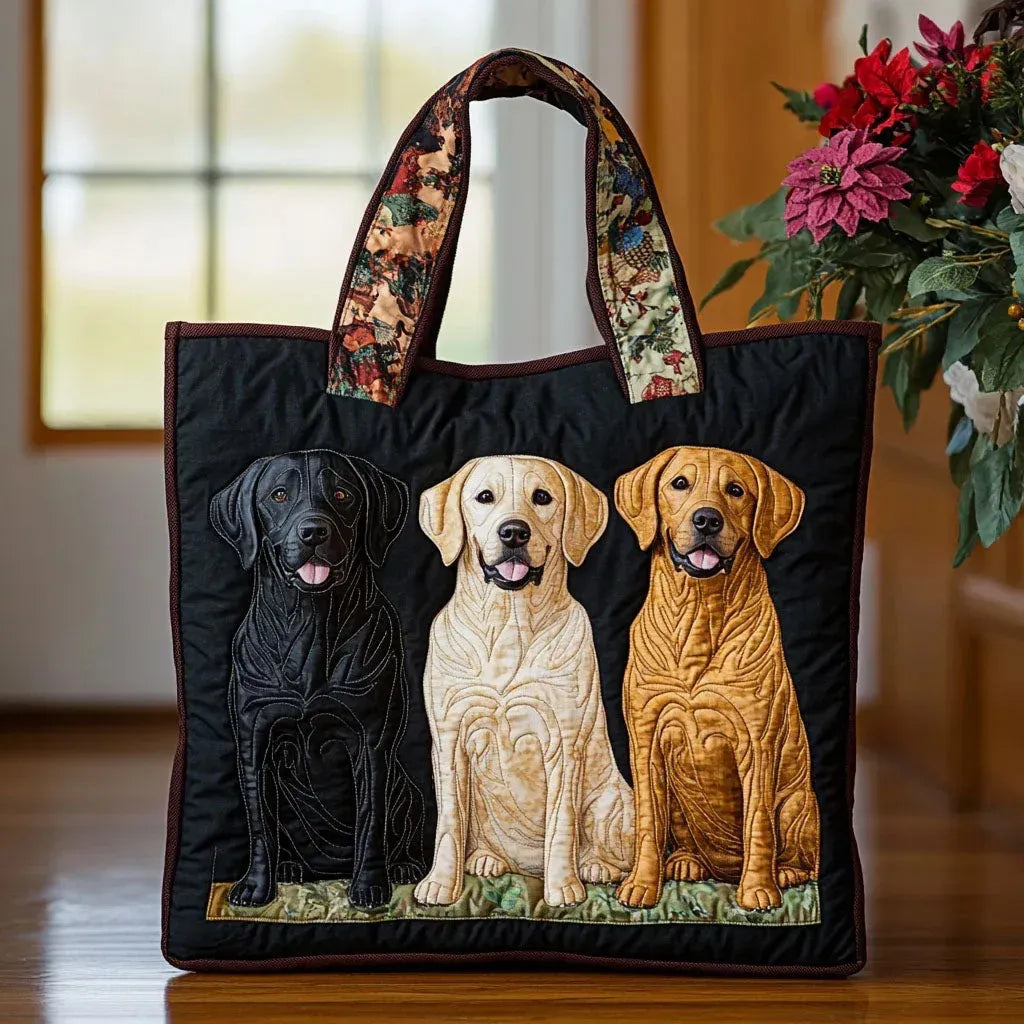 Eloise | Handmade Bag - Three Labradors Tote