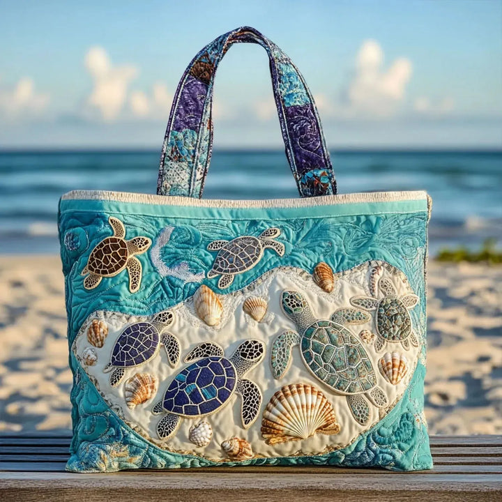 Adeline | Artisanal Bag - Turtle Love Tote