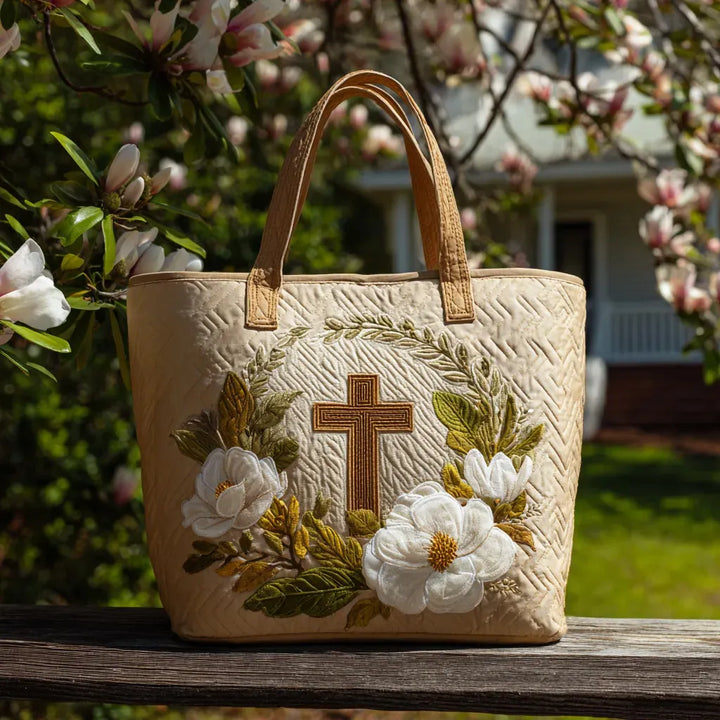 Bernadette | Artisanal Bag - Sacred Cross Tote