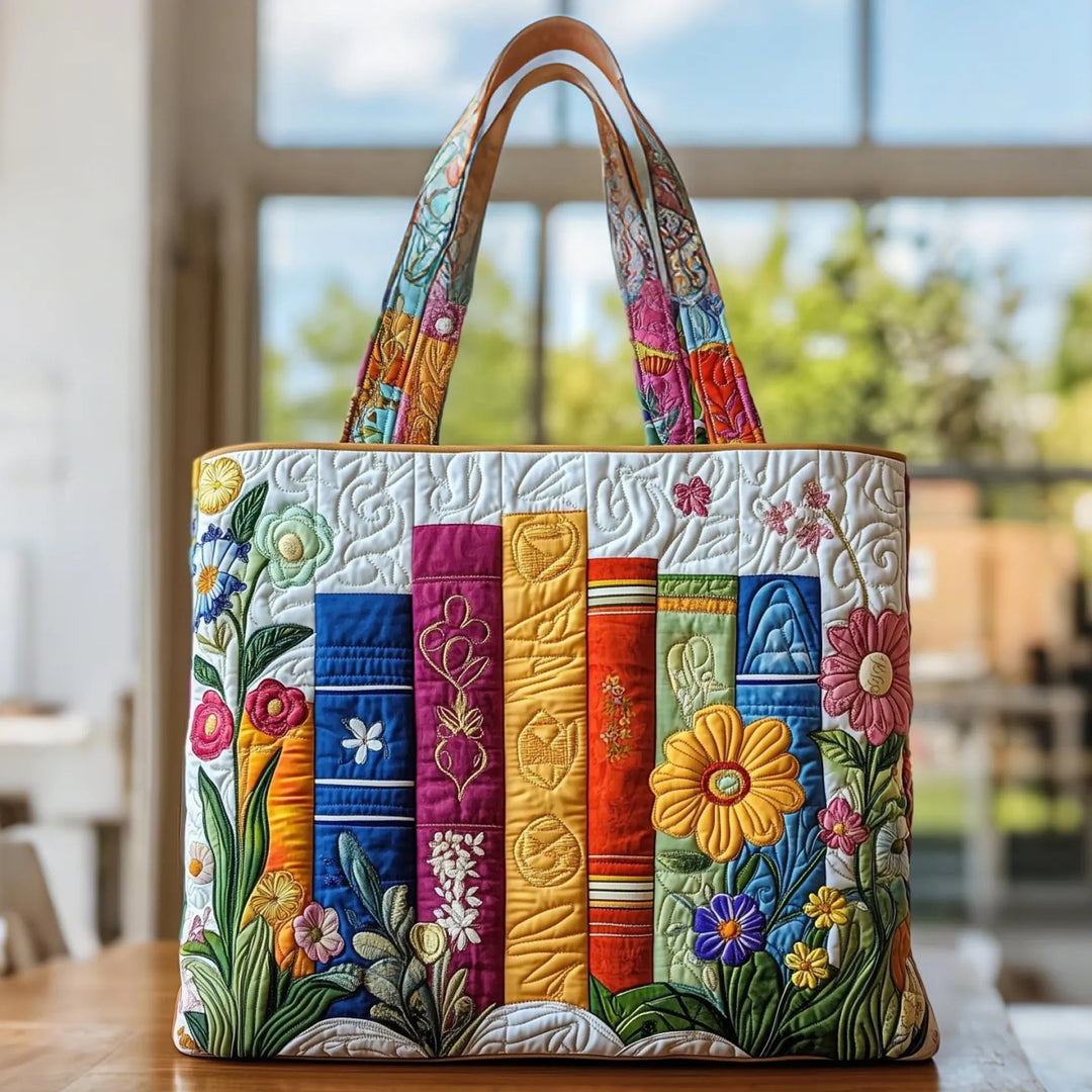 Noelle | Artisanal Bag - Floral Library Tote