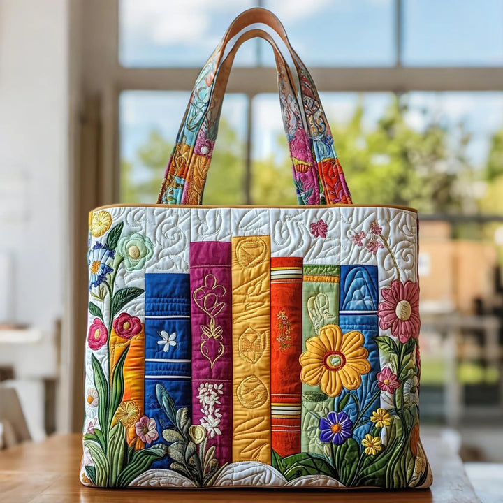 Noelle | Artisanal Bag - Floral Library Tote