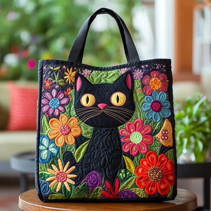 Verity | Enchanted Black Cat Tote