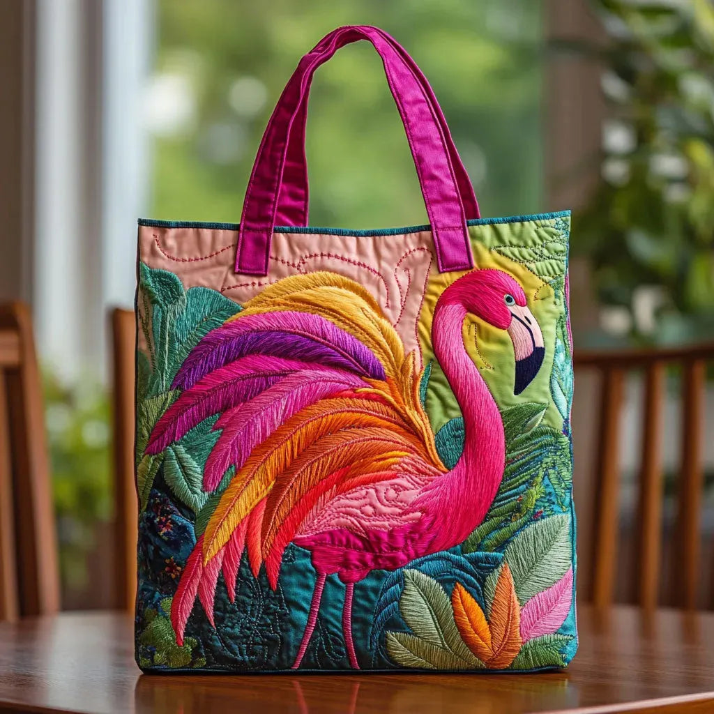 Ursula | Rainbow Flamingo Tote
