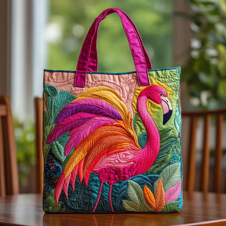 Ursula | Rainbow Flamingo Tote