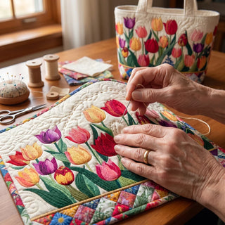 Constance | Tulip Garden Tote