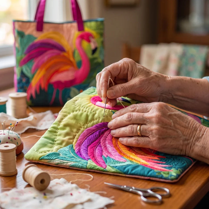 Ursula | Rainbow Flamingo Tote