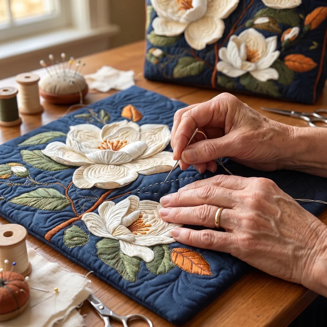 Wilhelmina | Artisan Delicate Magnolia Tote