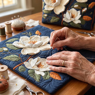 Wilhelmina | Artisan Delicate Magnolia Tote