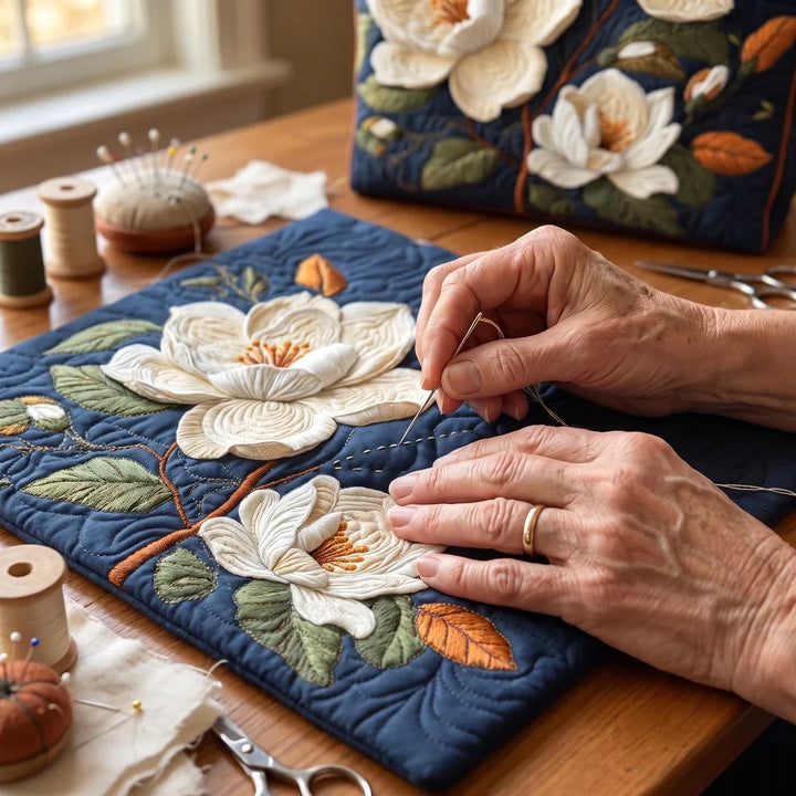 Wilhelmina | Artisan Delicate Magnolia Tote