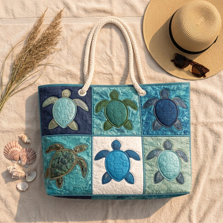 Beatrice | Blue Turtle Beach Bag