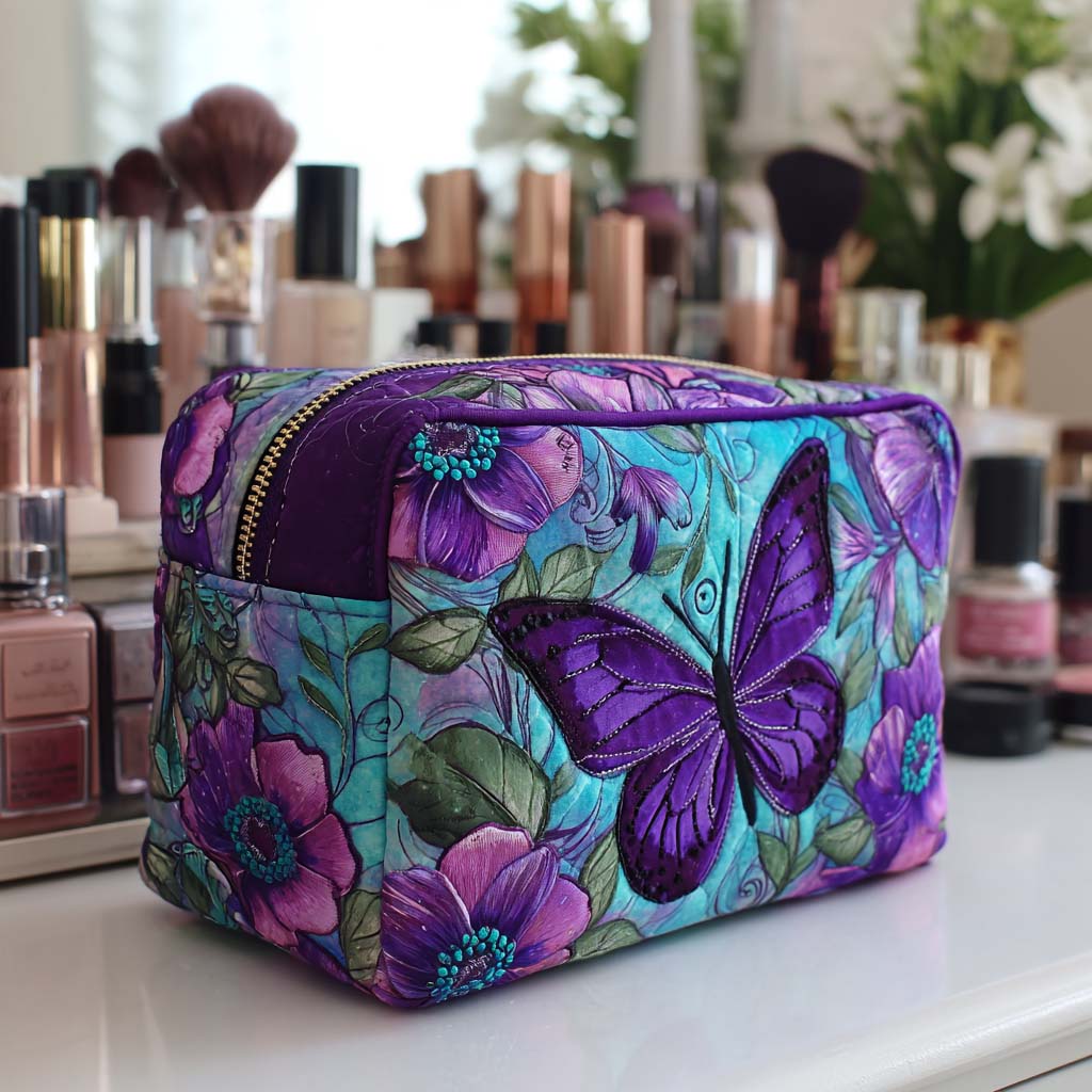 Junie | Butterfly Bloom Makeup Bag