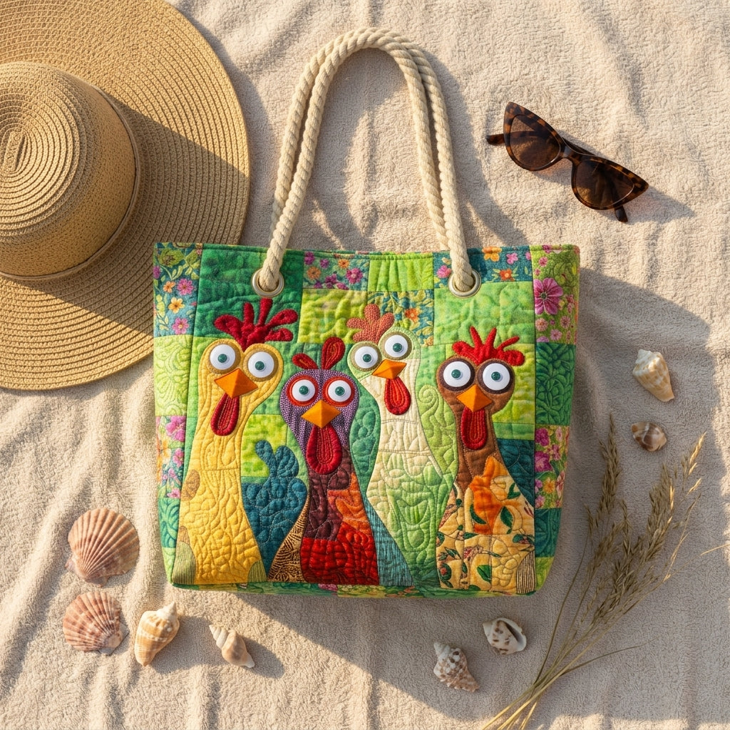 Birdie | Funky Chicken Beach Bag