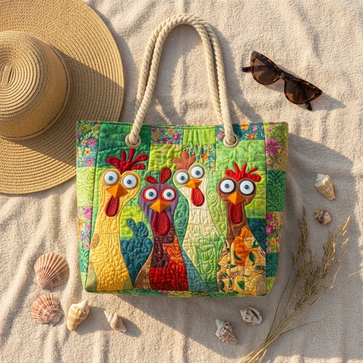 Birdie | Funky Chicken Beach Bag