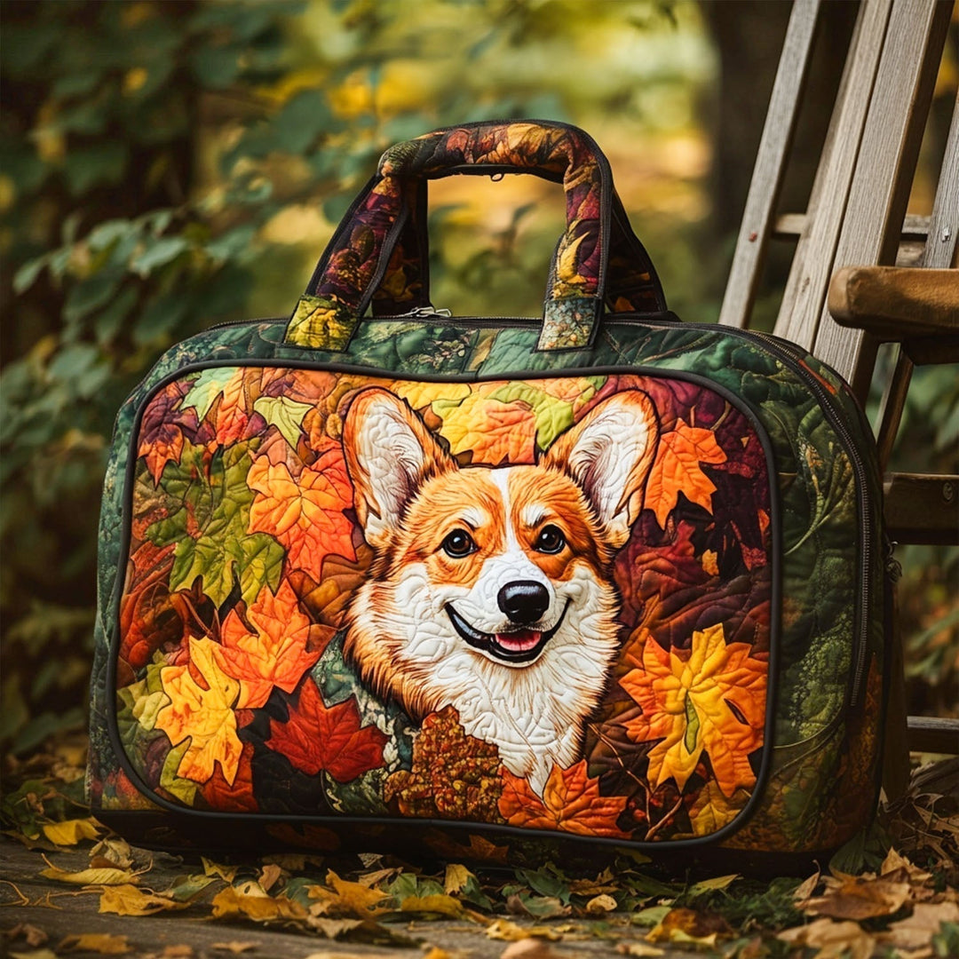 Susannah | Cozy Fall Corgi Duffle