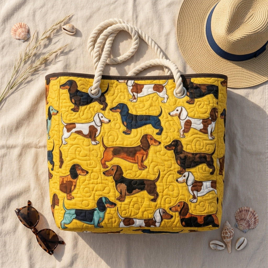 Alma | Dachshund Beach Bag