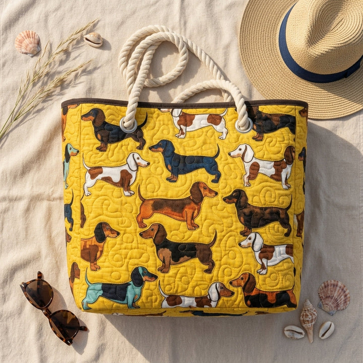 Alma | Dachshund Beach Bag