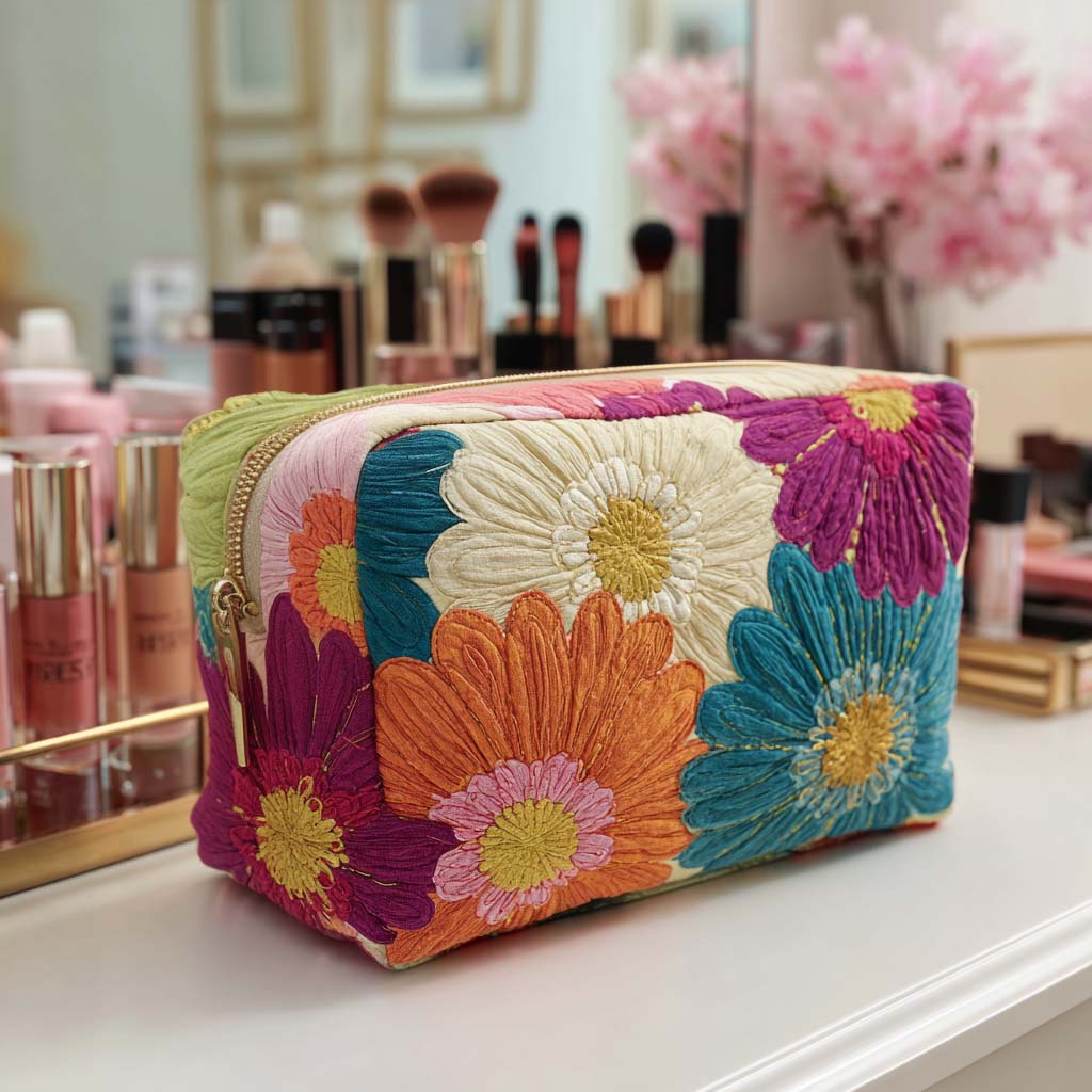 Constance | Daisy Glow Makeup Bag