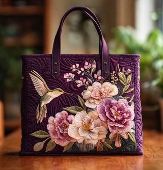 Imogen | Artisanal Hummingbirds and Orchids Tote