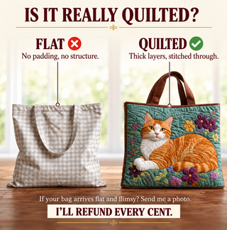 Isadora | Artisanal Bag - Orange Cat Tote