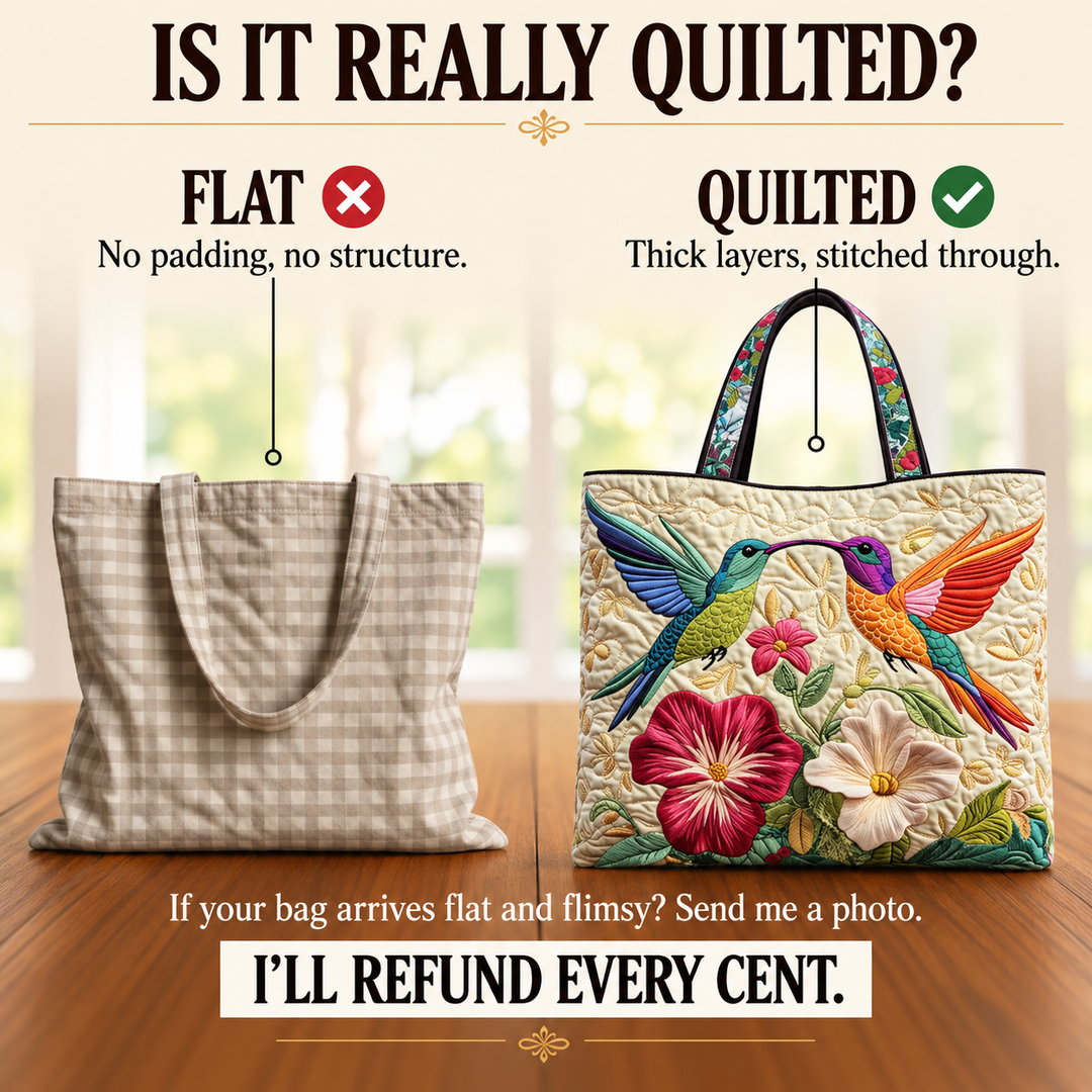 Juliet | Hummingbird and White Flowers Tote