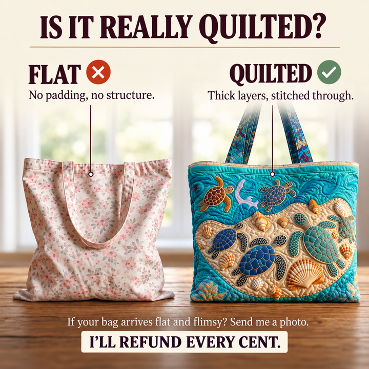 Adeline | Artisanal Bag - Turtle Love Tote