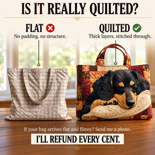 Genevieve | Artisanal Bag - Dachshund Tote