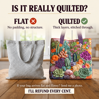 Sylvia | Artisanal Tote Bag - Succulent Garden