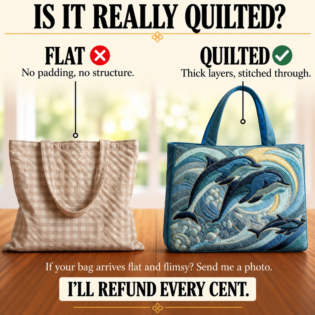 Yolanda | Artisanal Bag - Ocean Dolphin Tote