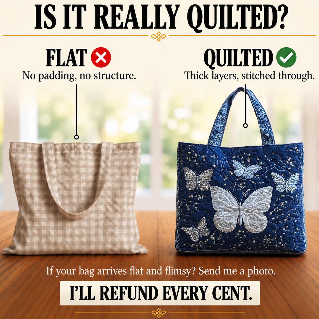 Seraphina | Artisanal Bag - Silver Butterfly Tote