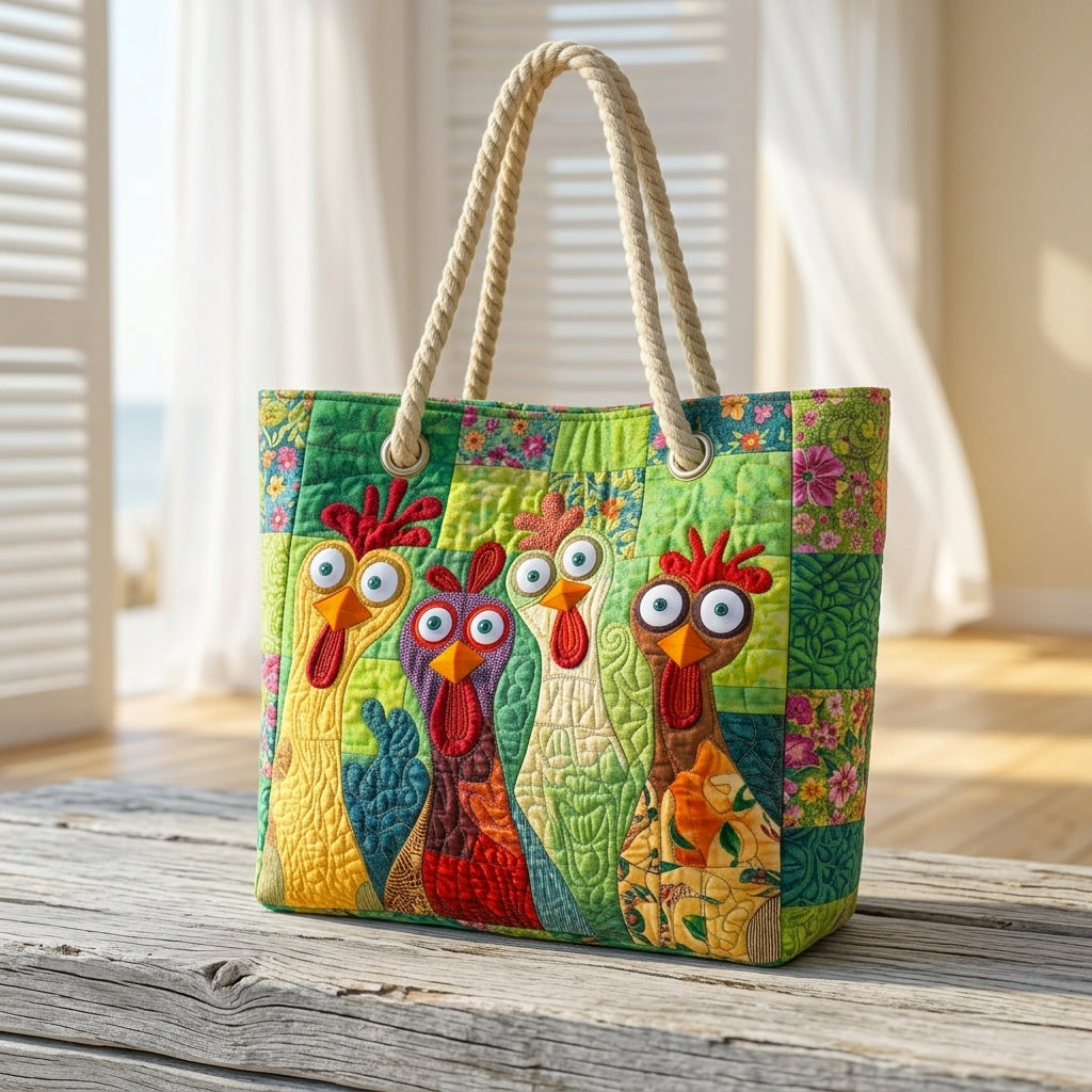 Birdie | Funky Chicken Beach Bag