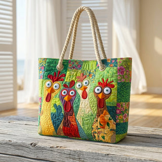 Birdie | Funky Chicken Beach Bag