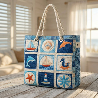 Nellie | Marine Creatures Beach Bag