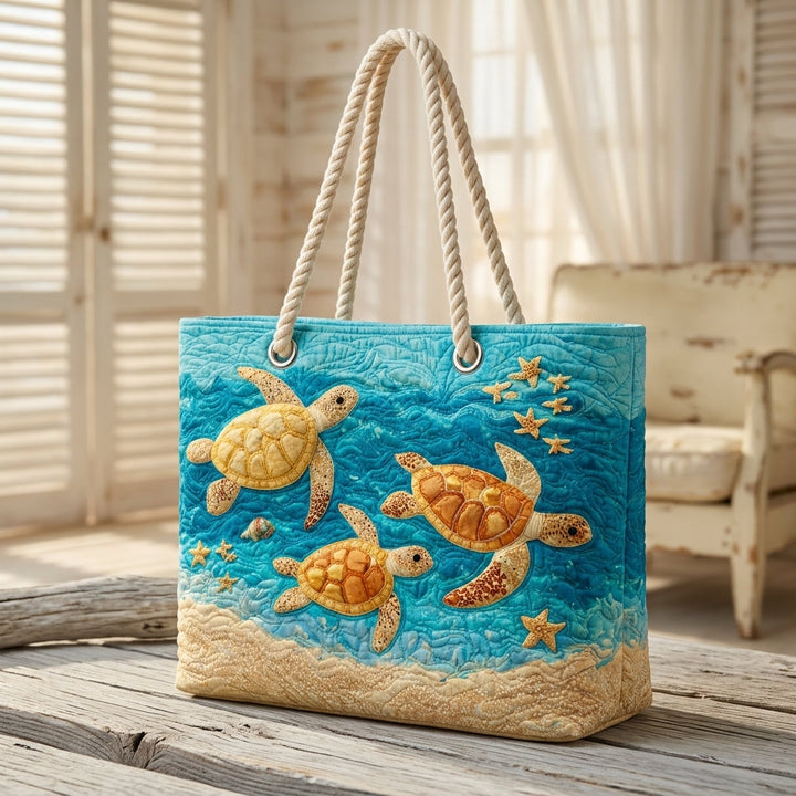 Esther | Golden Turtle Coast Beach Bag
