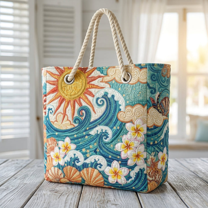 Cora | Warm Halo Beach Bag