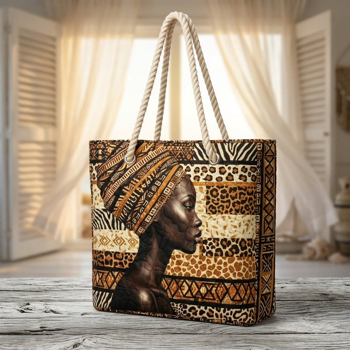 Wanda | Queen of Melanin Beach Bag