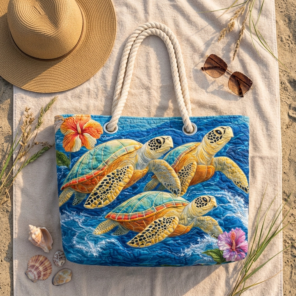 Vivienne | Marine Turtle Beach Bag