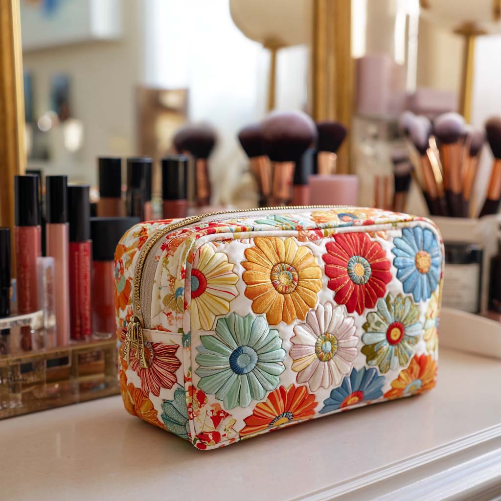Imogen | Shining Petals Makeup Bag