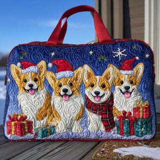 Noelle | Snowy Pawprints Duffle