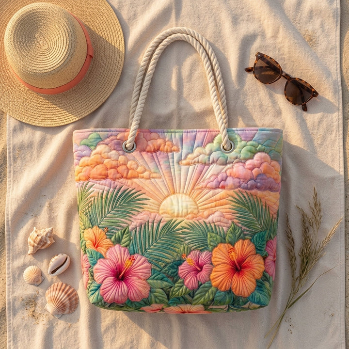 Maeve | Tropical Dawn Beach Bag